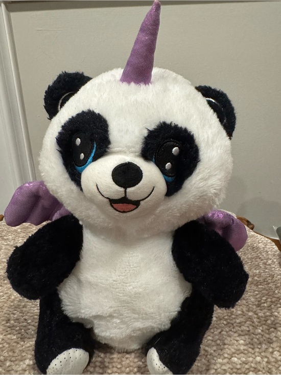 No brand Other - Plush Panda Unicorn Stuffed Toy - White, Black & Purple